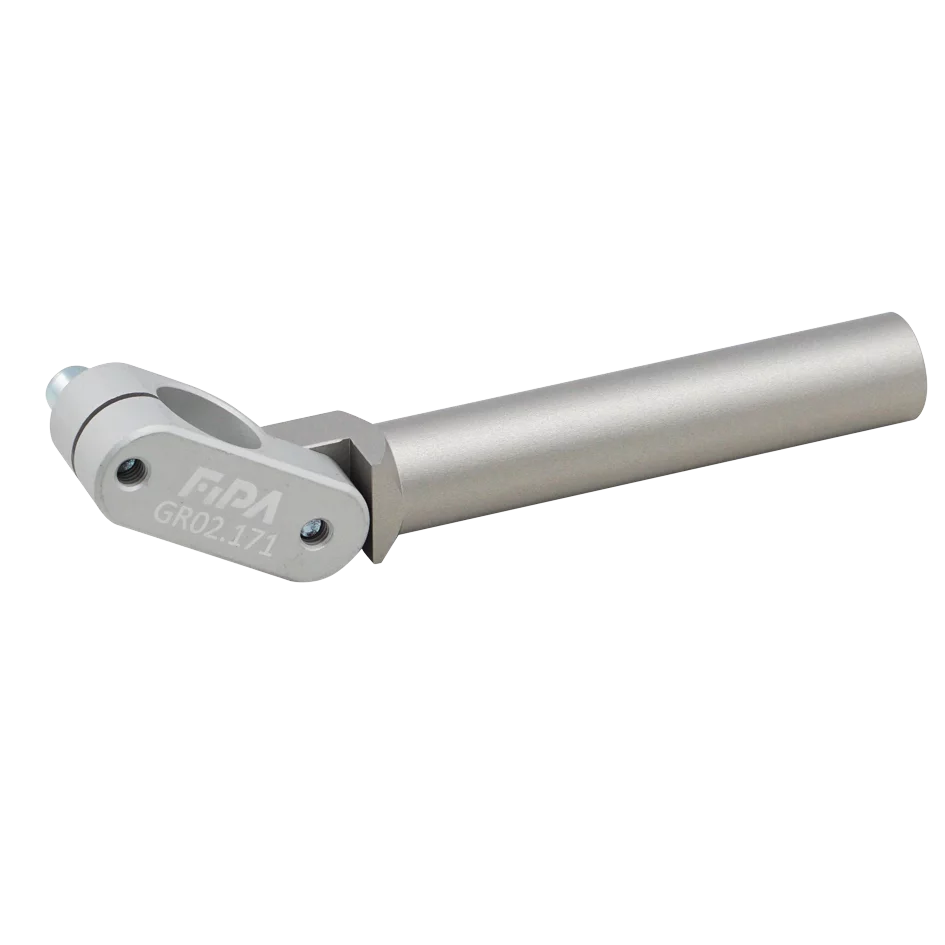 GR02.171 Elbow arm – adjustable clamp diam. 20 mm, shaft length 100 mm