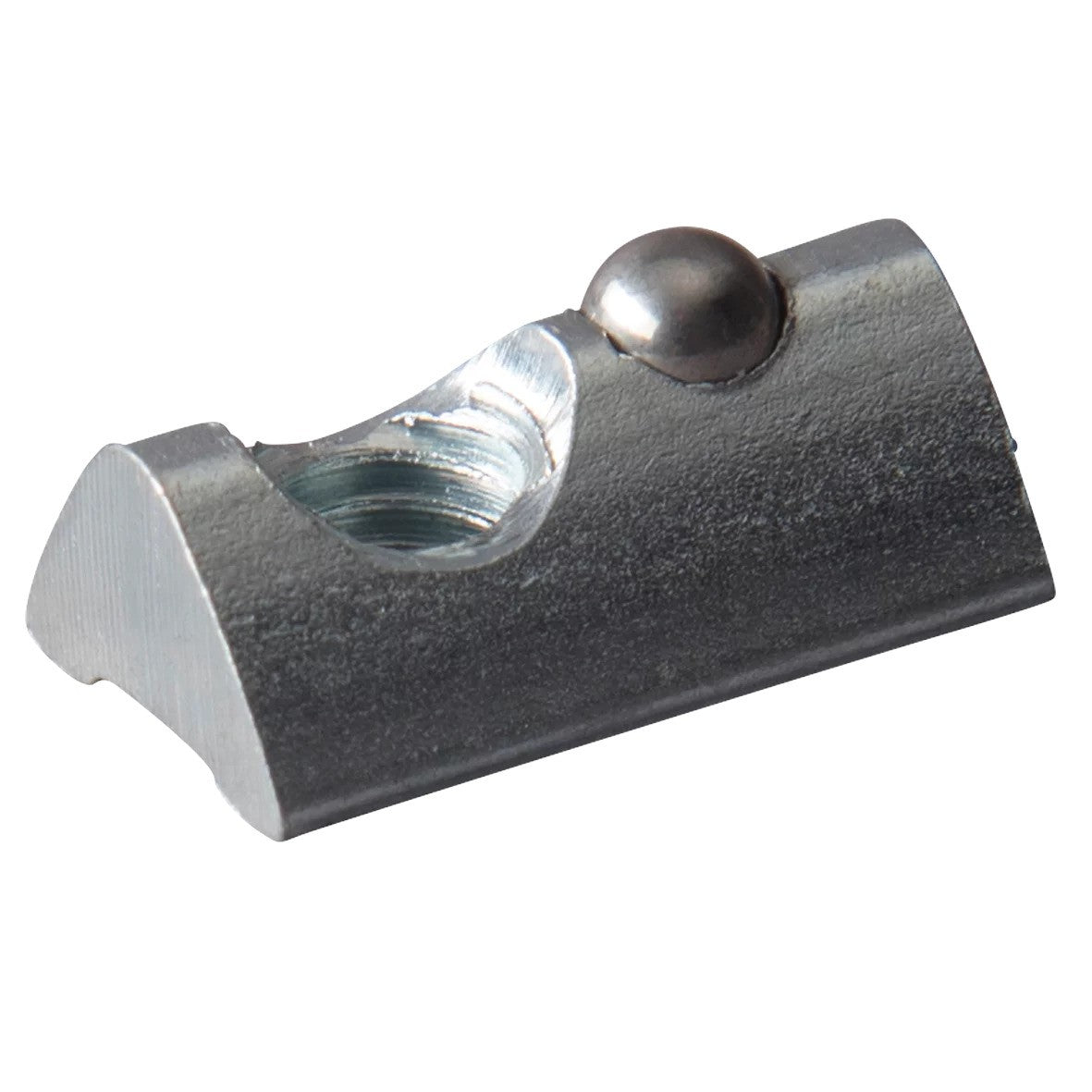 GR01.103 MLine channel nut, with ball, push-fit thread 1 x M6, 17 x 10.5, steel
