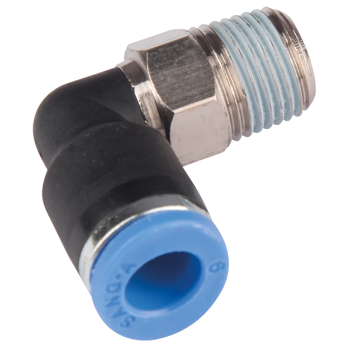 30.102-G 90° elbow screw coupling Da: 4 mm, G1/8-male