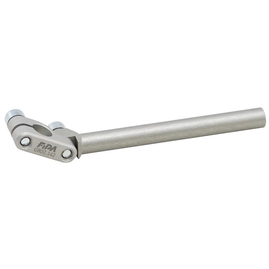 GR02.142 Elbow arm – adjustable clamp diam. 10 mm, shaft length 90 mm