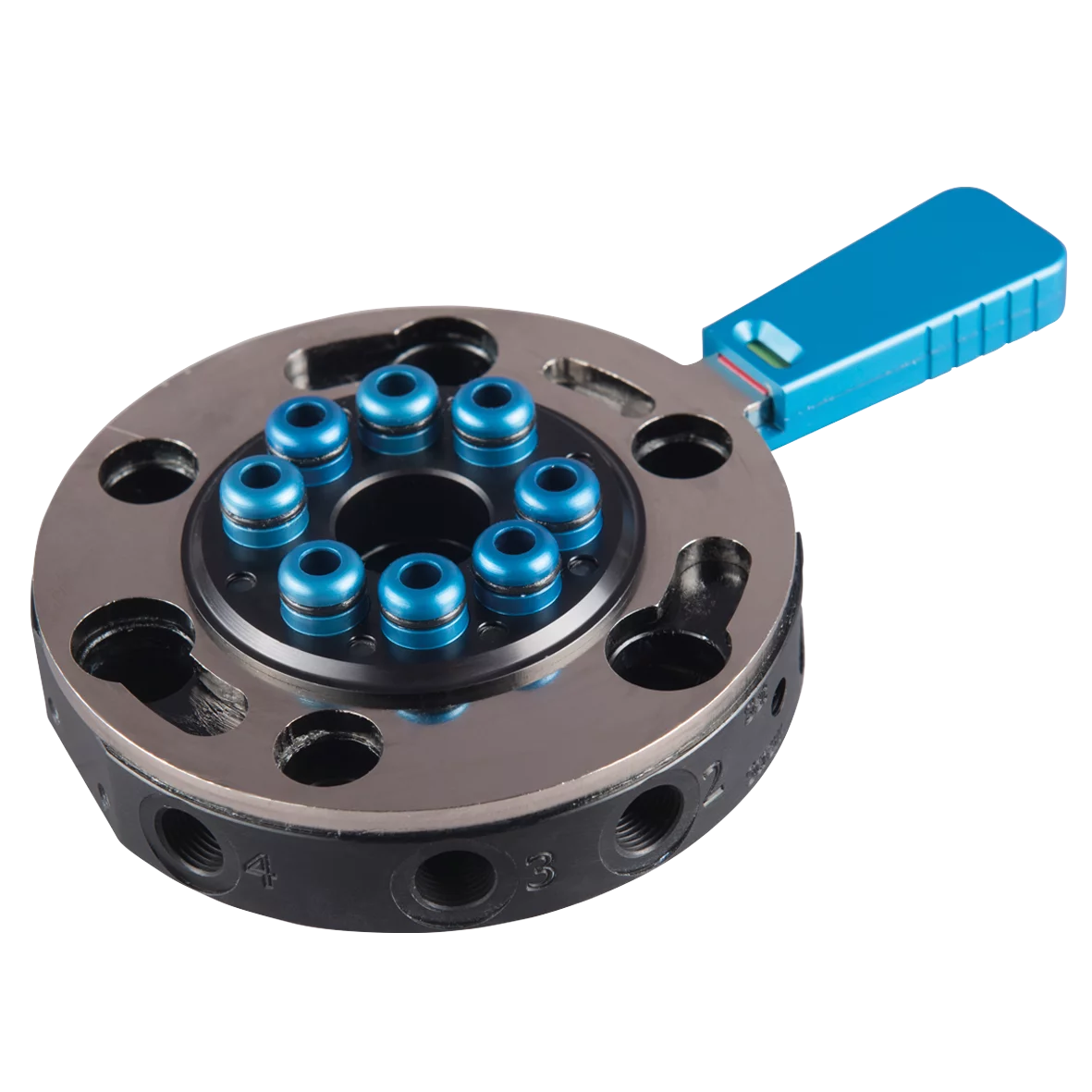 SR90-A-SL-2 Quick-release plate with SAFE-LOCK locking robot side diam. 90 mm