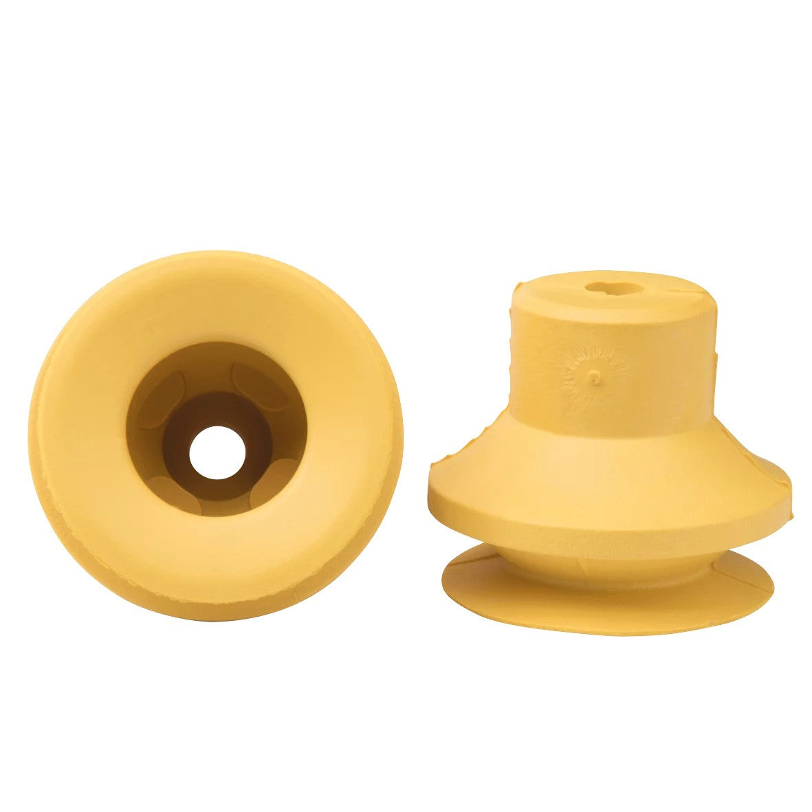 23.043.096.14 Bellows vacuum cup diam. 43 mm (1.5 bellows) HNBR yellow