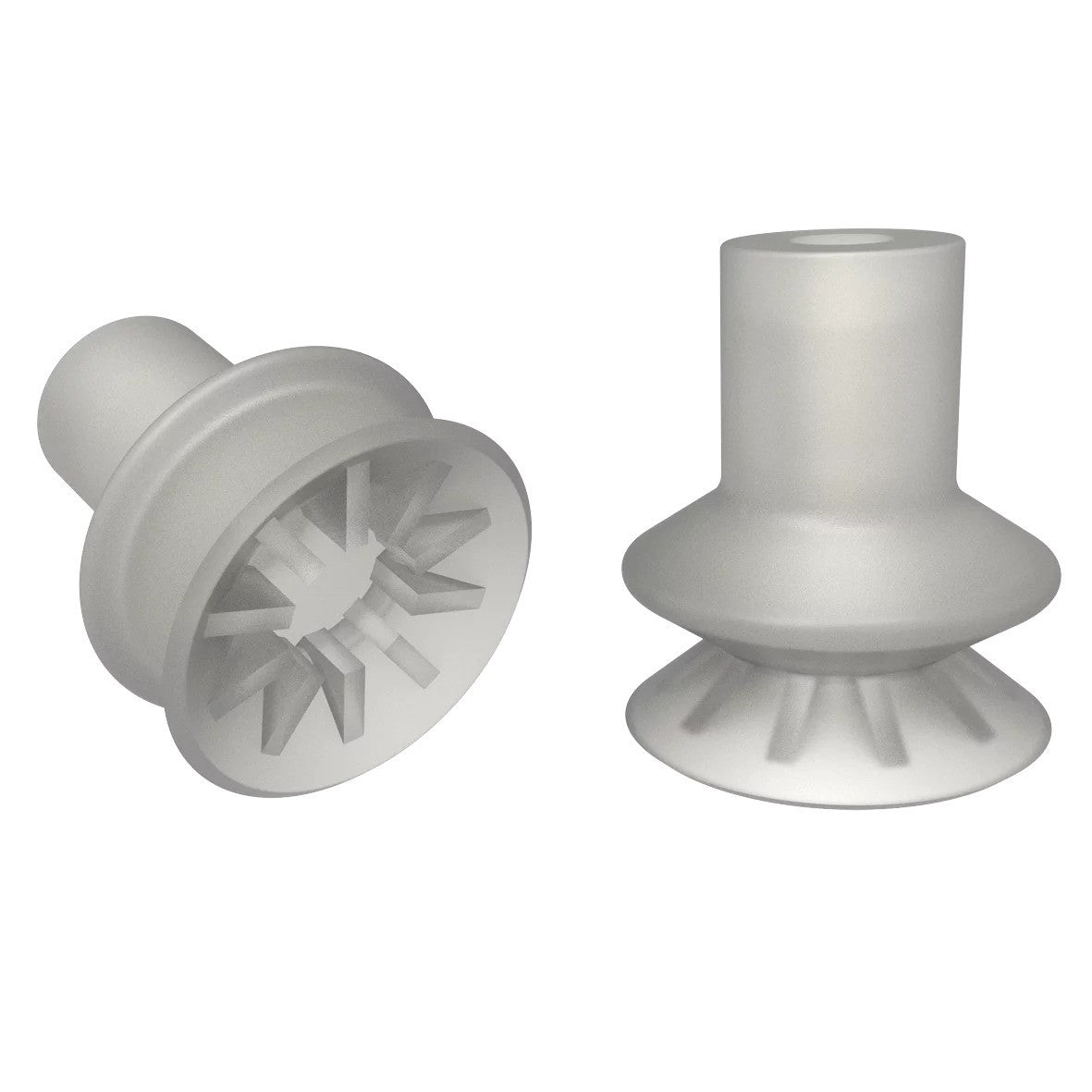 23.018.175.2 Bellows vacuum cup diam. 17 mm (1.5 bellows) silicone transparent