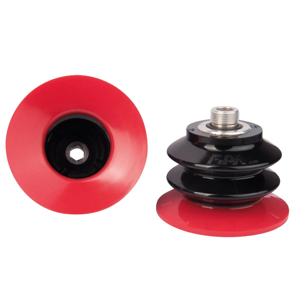 20.077.154.16 Bellows vacuum cup Ø 77 mm (2.5 bellows) Varioflex® 30°/60°, with fitting G3/8-male