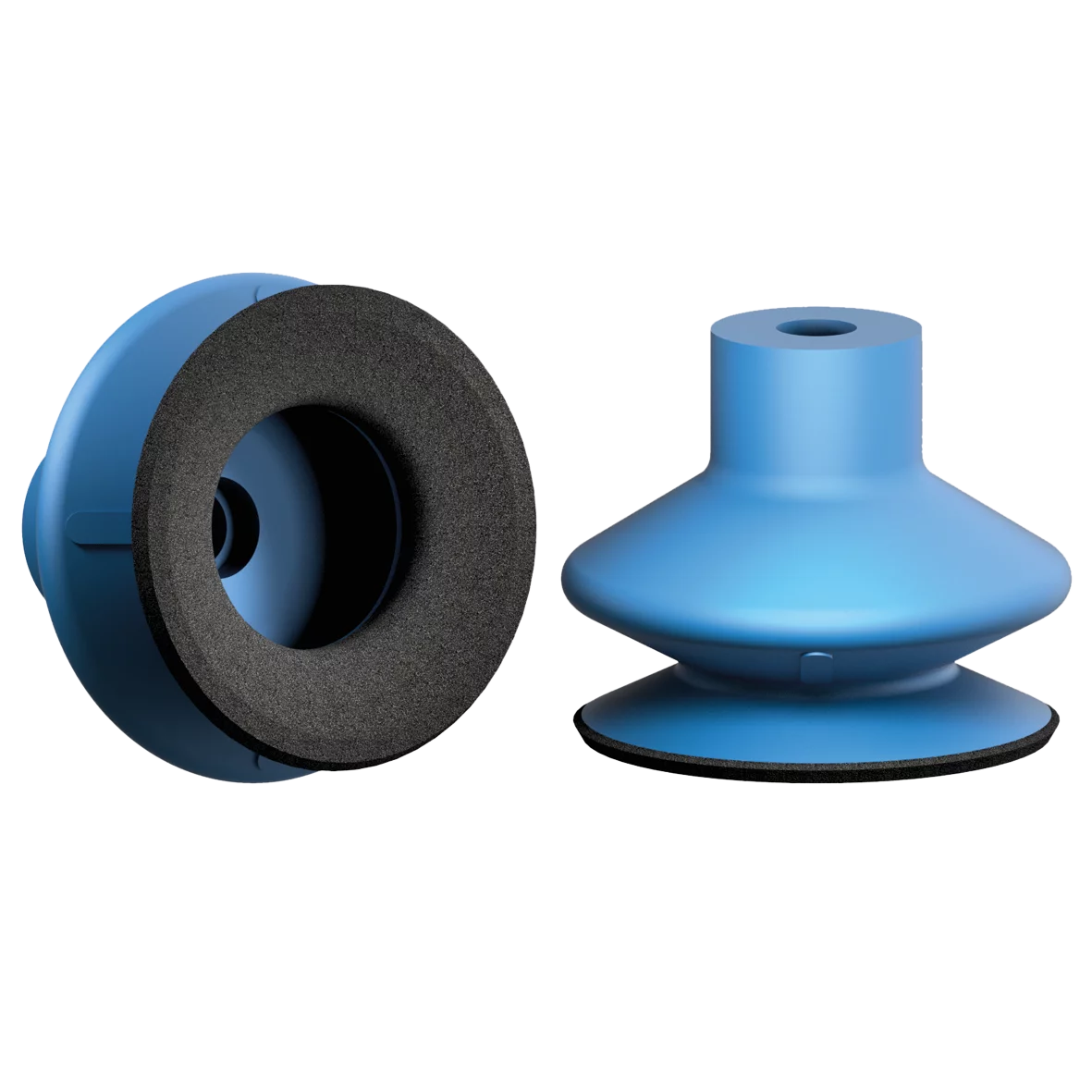 23.022.239.19F Bellows vacuum cup diam. 22 mm (1.5 bellows) Thermalon®-flocked