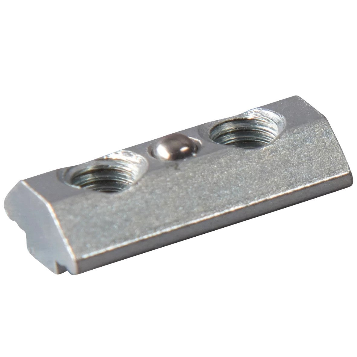 GR01.091A S/MLine channel nut, with ball, push-fit thread 2x M5, 20 x 10.5, steel