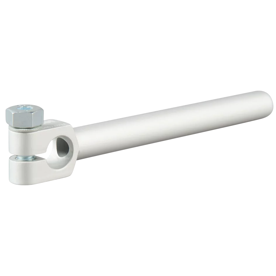GR02.072A Elbow arm, rigid clamp diam. 10 mm, shaft length 90 mm