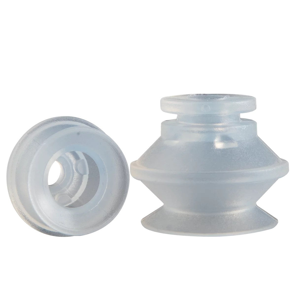 23.020.026.2 Bellows vacuum cup diam. 20 mm (1.5 bellows) silicone transparent