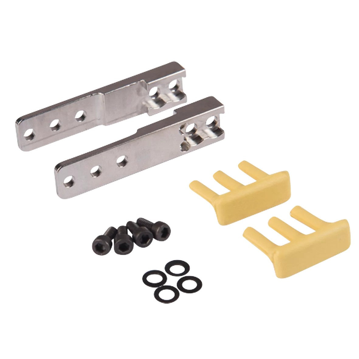 GR04.122-10-4 Gripper jaws for 2 fingers parallel gripper 1.4305, HNBR rubberized, length 57 mm