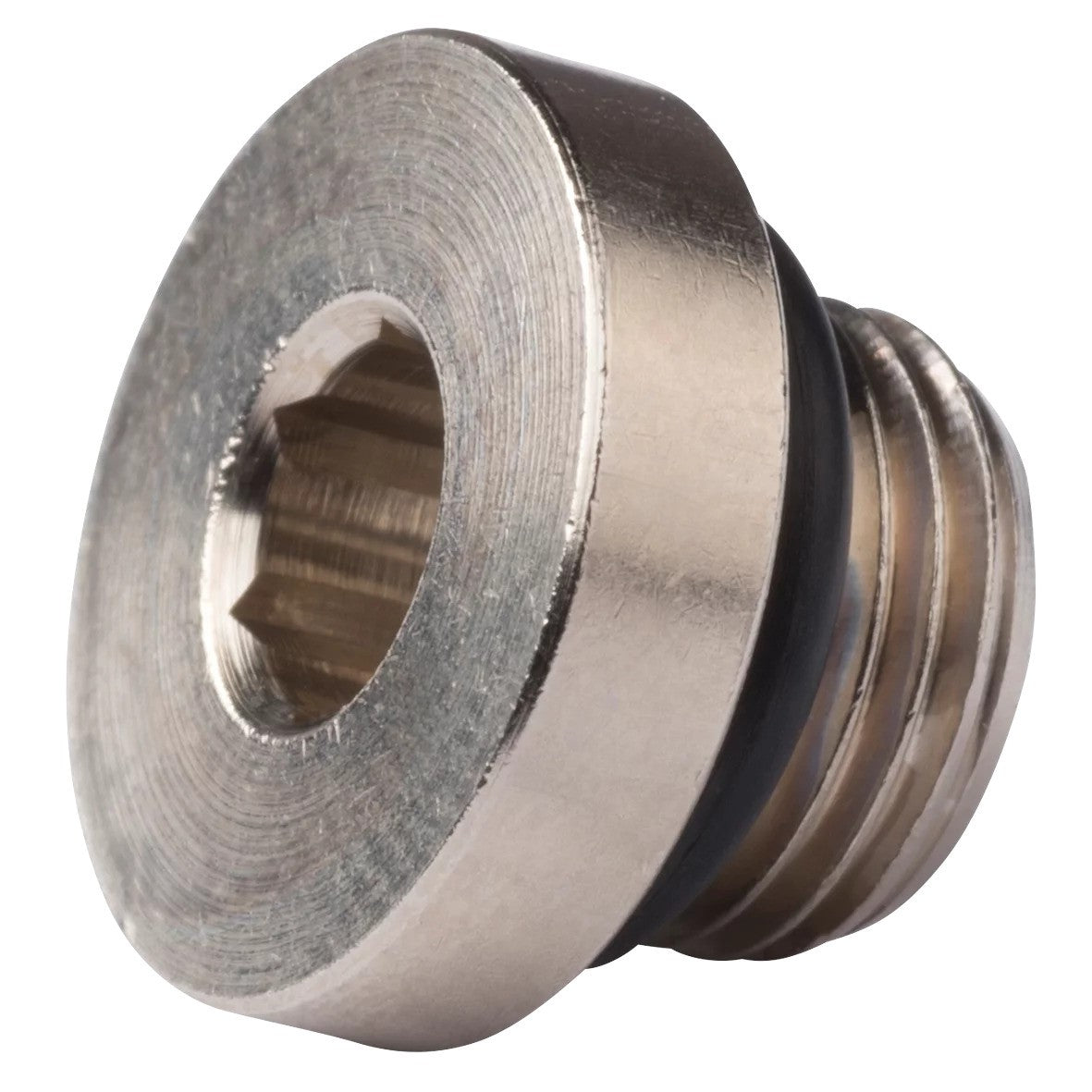 77.009 Screw in plug with O-ring seal – SZ-SCV G1/8-male with hexagon shape