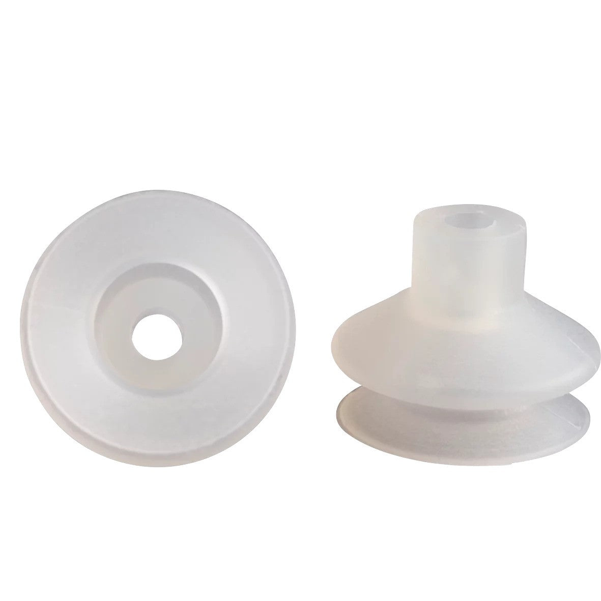 23.022.028.2 Bellows suction cup diam. 22 mm (1.5 bellows) silicone transparent