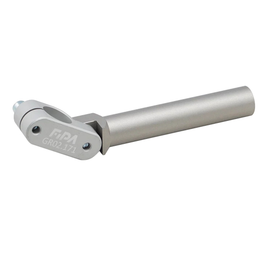 GR02.171 Elbow arm – adjustable clamp diam. 20 mm, shaft length 100 mm