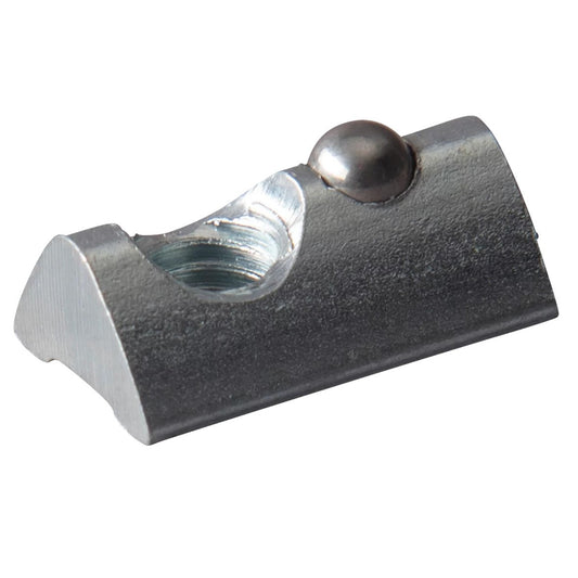 GR01.103 MLine channel nut, with ball, push-fit thread 1 x M6, 17 x 10.5, steel