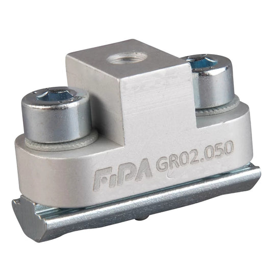 GR02.050 S/MLine angle connector, lateral thread 2x M5