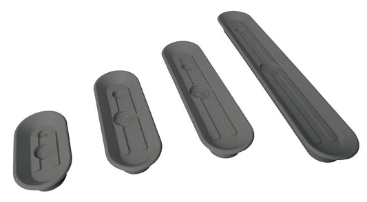 9.200x55.014.1 Oval vacuum cup 193x55 mm NBR grey