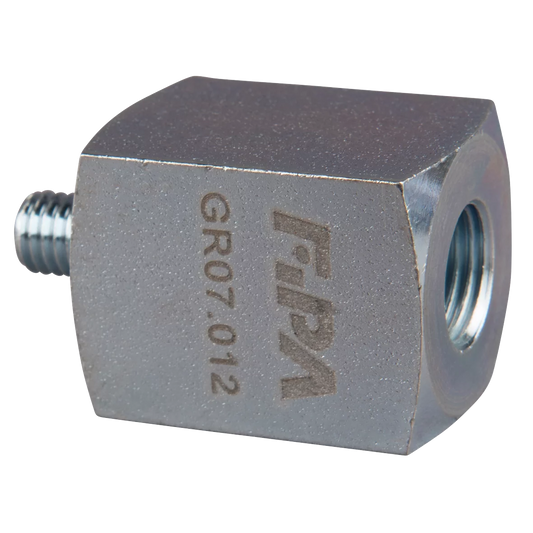 GR07.012 Elbow connector AG – SZ-WAA steel nickel-plated