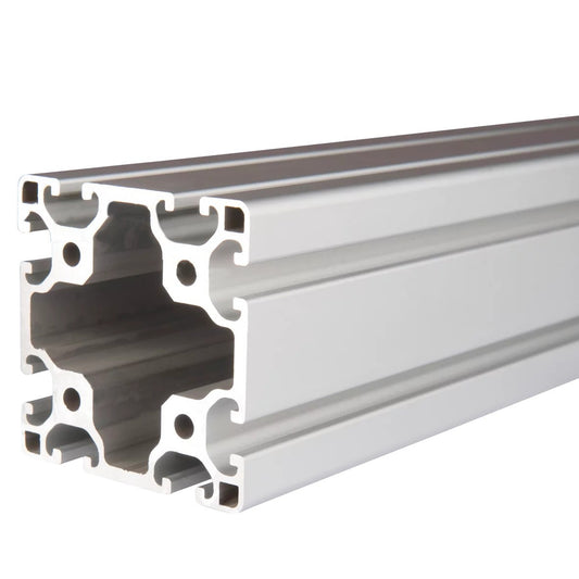 GR-XL01.005.2000 XLine profile 80x80 mm aluminum profile, length 1960 mm, anodized