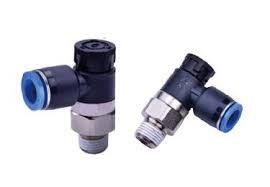 NPTL1/4-U10B Inch Series NPTL1/4-U10B Speed Controler Fitting (black)