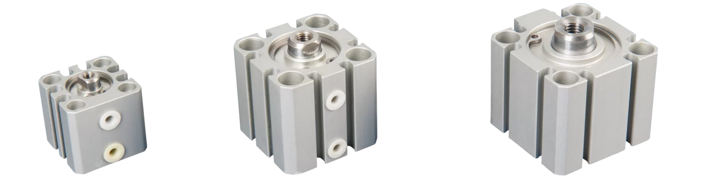 GR07.032-30 Short stroke cylinder, piston diam. 32 mm double acting stroke 30 mm