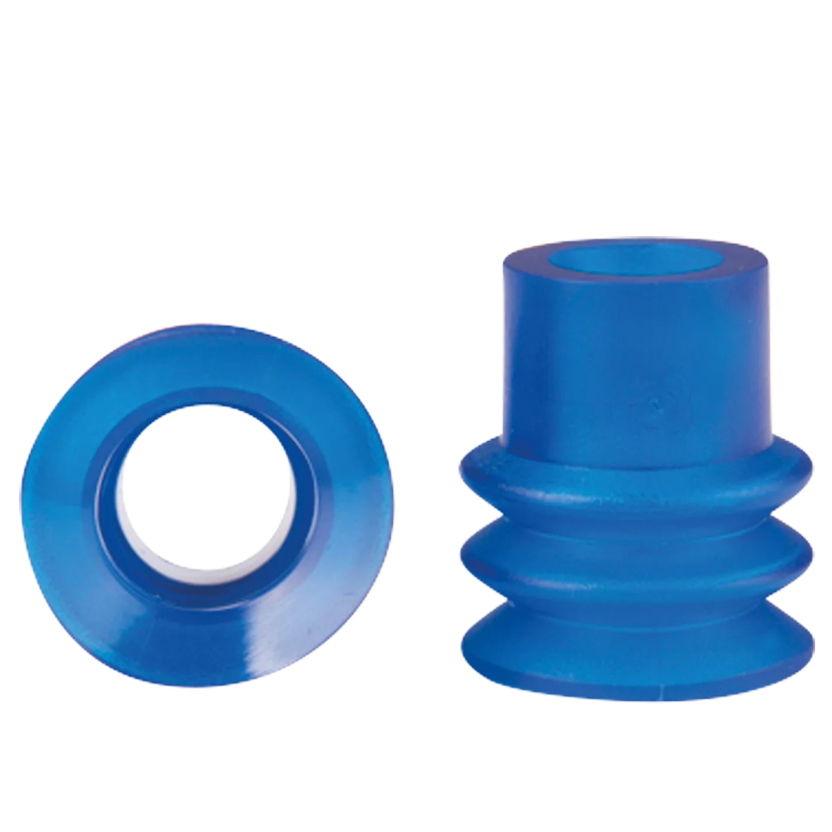 21.023.066.V Bellows suction cup diam. 23 mm vinyl blue (2.5 bellows) vinyl blue