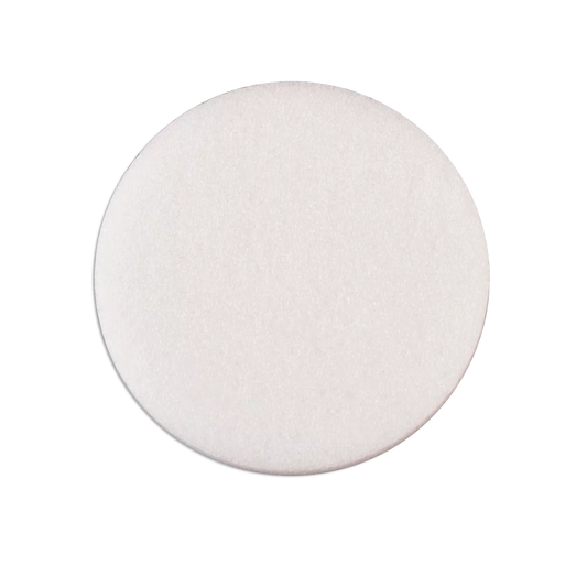 78.203 Filter disc, diam. 48 mm, 1.5 mm thick HDPE white
