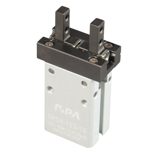 GR04.122-10 2-finger parallel gripper, double acting closing force at 5 bar 16 N