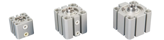 GR07.032-50 Short stroke cylinder, piston diam. 32 mm double acting stroke 50 mm