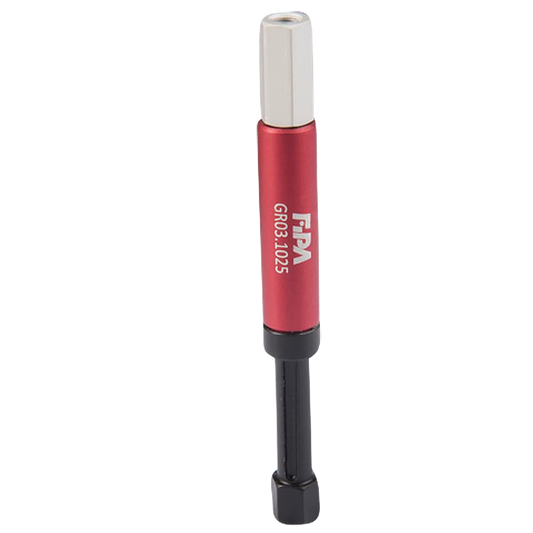 GR03.1025 Spring leveler with internal spring non-rotating, clamp diam. 10 mm, stroke 25 mm