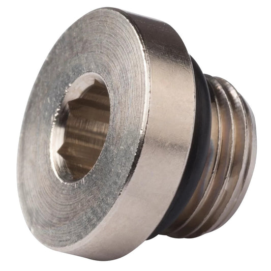 77.009 Screw in plug with O-ring seal – SZ-SCV G1/8-male  with hexagon shape