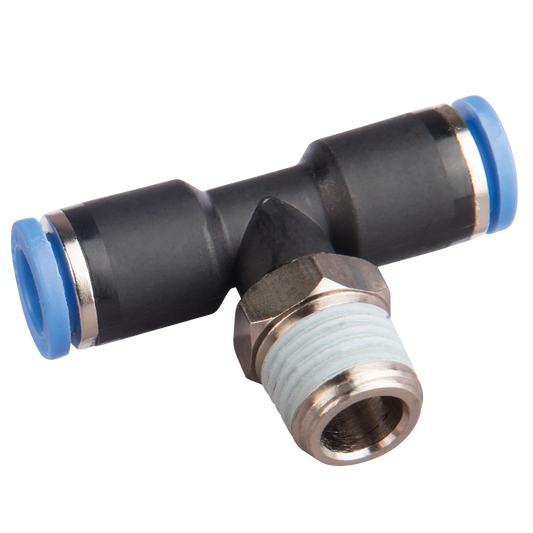 NPEB1/4-1/4 Male branch tee 1/4" tube 1/4" npt