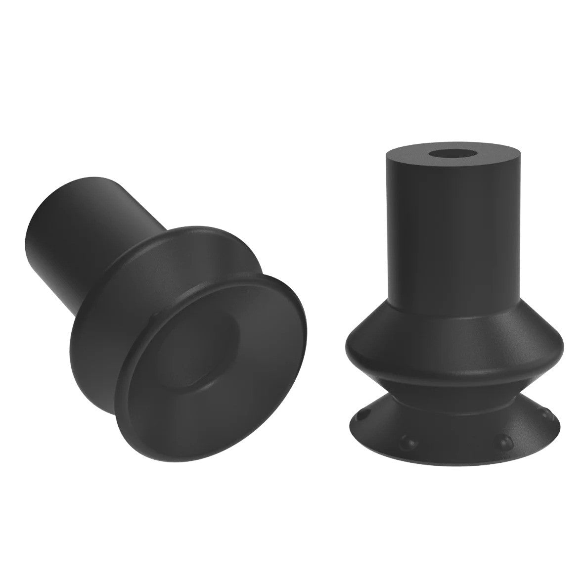 23.008.166.9 Bellows suction cup diam. 9 mm (1.5 bellows) CR black