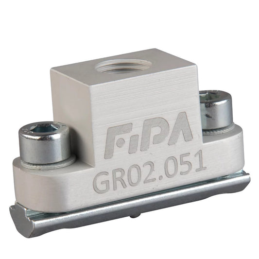 GR02.051 S/MLine angle connector, lateral thread 2x G1/8